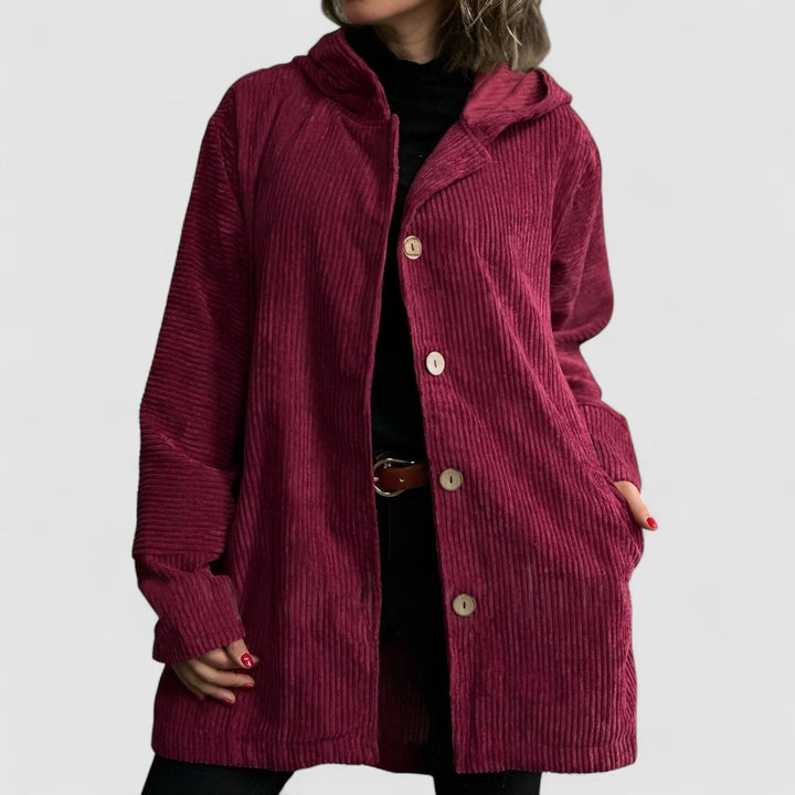 Cordia™ | Cozy Corduroy Hooded Jacket