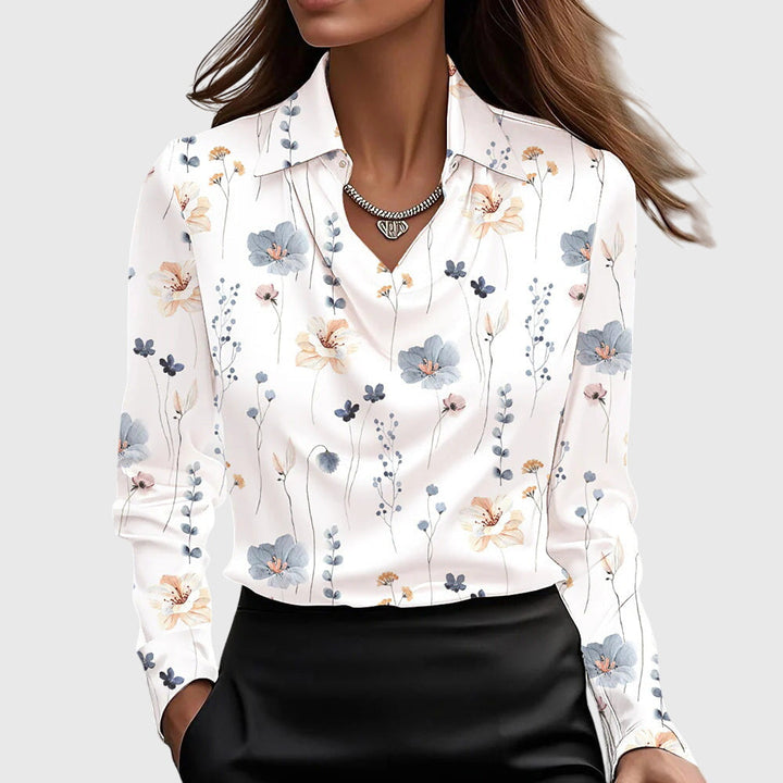 Brooklyn – Elegant blouse in satin look