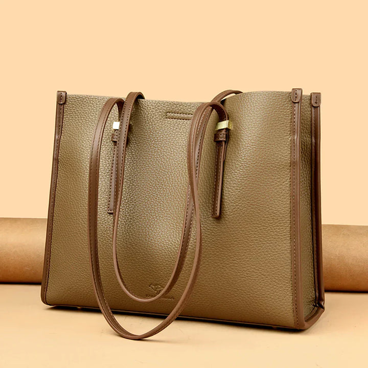 LIVA | SPACIOUS LEATHER-LOOK BAG
