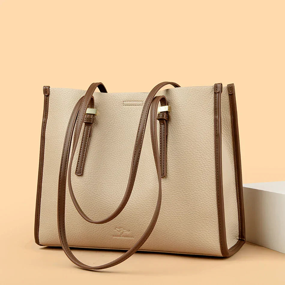 LIVA | SPACIOUS LEATHER-LOOK BAG