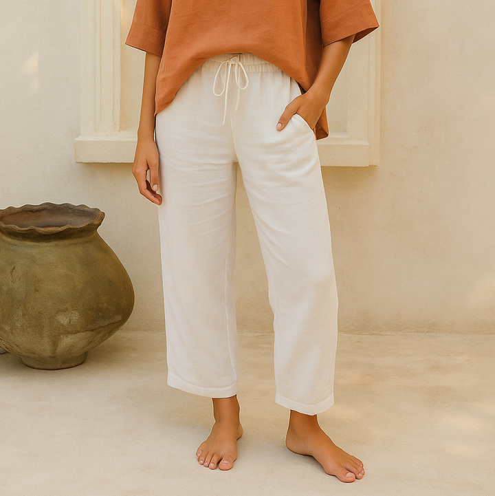 Eloise | Summer Linen Trousers